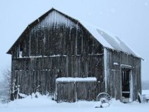 Barn at Quaker Hill Farm, Alcona County Quilt Trail Project